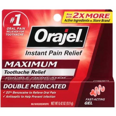 ORAJEL TOOTH PAIN RELIEF MEDICATED CREAM 0.25OZ